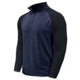 thumbnail image 2 of Men’s Lightweight 1/4 Quarter Zip Pullover Mens Raglan Long Sleeve Quarter Zip Pullover Stand Collar Active Golf Shirt 1/4 Zipper Workout Top Fishing Running Outdoor T-Shirts Lightweight Sweatshirts, 2 of 7