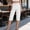 White, variant on BUIGTTKLOP Women Capri Pants Summer Casual Hiking Pants Elastic Waist Dressy Capris Pull on Capri Pant with Pockets