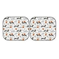 thumbnail image 4 of Picia Halloween Dachshund 2 Piece Car Windshield Sun Shade Foldable | Foldable Sun Shield for Front Window Blocks UV Rays and Keeps Your Vehicle Cool-Small, 4 of 7