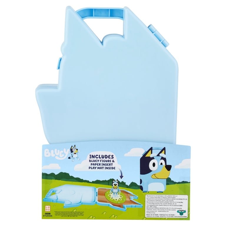 Set De Juego Bluey Ultimate Play & Go – 14 Piezas Con Área De Juego Y Bolsa De Transporte