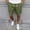 20#Army Green, variant on lkfuzj Men's Summer Retro Casual Shorts with Elastic Drawstring Waist, 100% Polyester Breathable Fabric for Sports Beach Daily Activities, Lightweight Slim Fit Design with Side Pockets