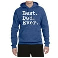 thumbnail image 2 of Wild Bobby,Best. Dad. Ever. Cool Idea, Father's Day, Unisex Graphic Hoodie Sweatshirt, Vintage Heather Blue, 2XL, 2 of 3