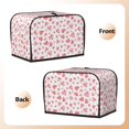 thumbnail image 3 of Rateoe Hearts Pattern Toaster Covers 2 Slice Wide Slot,Bread Machine Cover,Bread Dust Cover & Fingerprint Protection,Appliance Covers, 3 of 7
