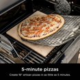 thumbnail image 2 of FlexFlame Upgrades 16’’ Artisan Pizza Stone, Durable Cordierite Stone, 5-Minute Pizzas, Homemade Artisan Pizza, Bread, Calzones, & More, Heat-Safe up to 600F, XL Surface, XSKPGPIZASTN, 2 of 5
