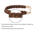 thumbnail image 2 of Trenza De Pelo Diadema Trenza De Pelo Sintético Trenzas De 3 Hilos Trenza De Pelo Natural Clásico Grueso Elástico Diadema Peluca Señoras Niñas Accesorios De Belleza JM, 2 of 3