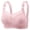 Pink, variant on Alun Wireless Bras for Women Floral Mesh Splicing No Underwire Seamless Full Coverage Comfort Bralette with Breathable Fabric for Secure Everyday Beige 40