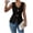 Z56 Black, variant on Womens Vest Top V Neck Sleeveless Blazer Jackets with Decorative Gold Buttons Slim Fit Elegant Business Casual Office Workout Waistcoat Pink,M
