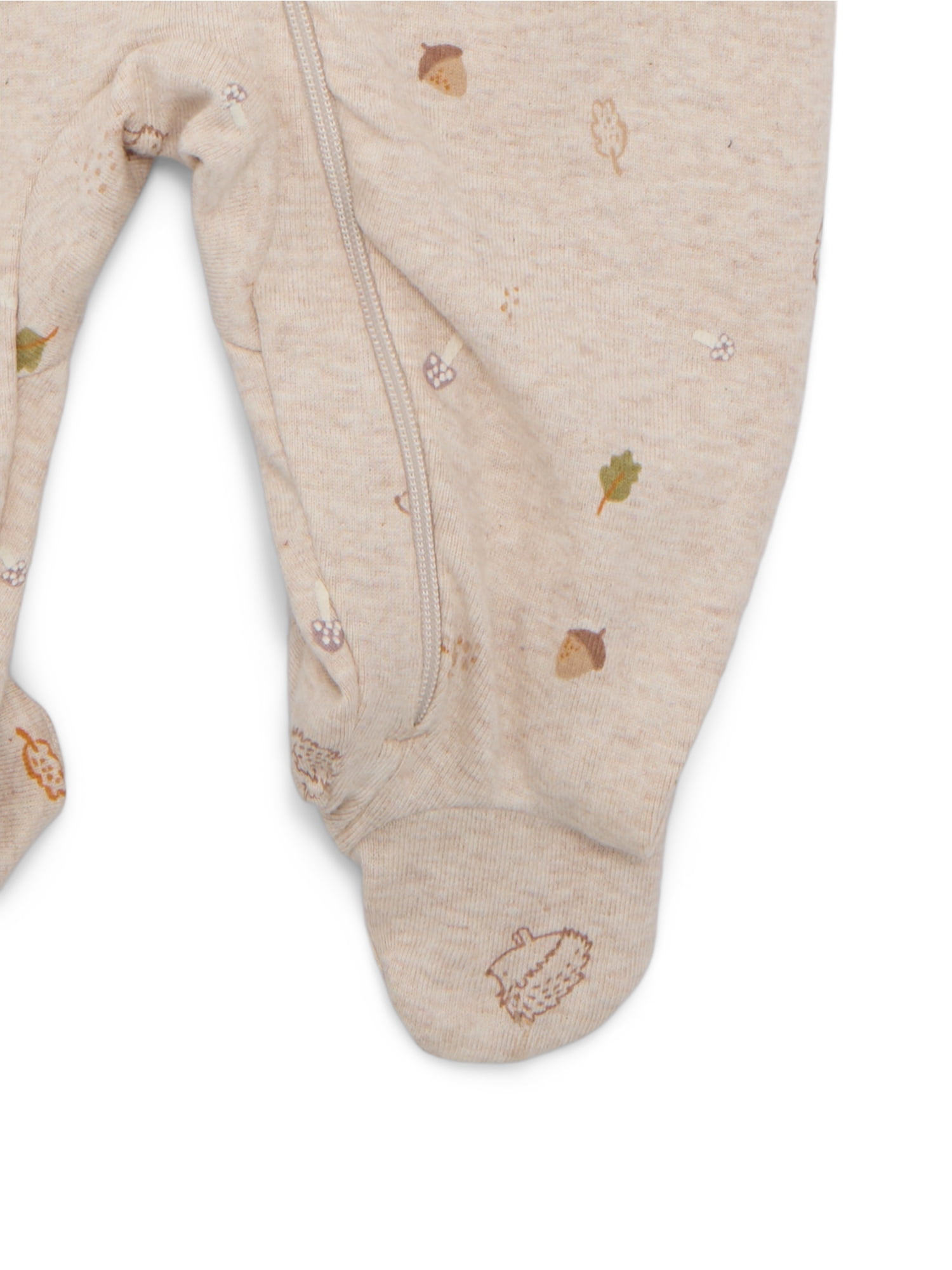 Bliss by Garanimals Baby Boys or Girls Cotton Layette One Piece Footed Sleeper Pajamas, Sizes Newborn-9 Months