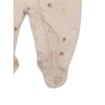 thumbnail image 4 of Bliss by Garanimals Baby Boys or Girls Cotton Layette One Piece Footed Sleeper Pajamas, Sizes Newborn-9 Months, 4 of 4