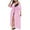 Womens Swimsuit Cover-Ups Clearance Pink, variant on BSDJILFG Womens Swimsuit Cover Up Long Cardigan Lightweight Flowy Short Sleeve Loose Fit Tie Waist High Split Shirt Dress