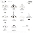 thumbnail image 4 of Livex Lighting Essex Mini Pendant in Brushed Nickel, 4 of 7