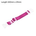 thumbnail image 2 of Unique Bargains Ajouter un Sac Bagages Sangles, Valise Réglable Connecter Ceintures avec Boucle 300x25mm, Rose 3Pcs, 2 of 5