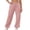 Pink, variant on Joggers for Women Fall Winter Lined Elastic High Waist Straight Leg Relaxed Fit Jogger Sweatpants with Pockets