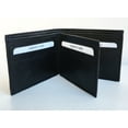 thumbnail image 3 of RFID Blocking Genuine Leather Men's Bifold Wallet Center Flap Credit Card ID  Holder, 3 of 8