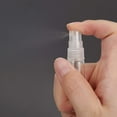 thumbnail image 3 of 40 unidades de mini frascos de vidrio transparente con atomizador de niebla fina de 3 ml, vacíos, recargables, para muestras de perfume, con tapa de plástico., 3 of 9