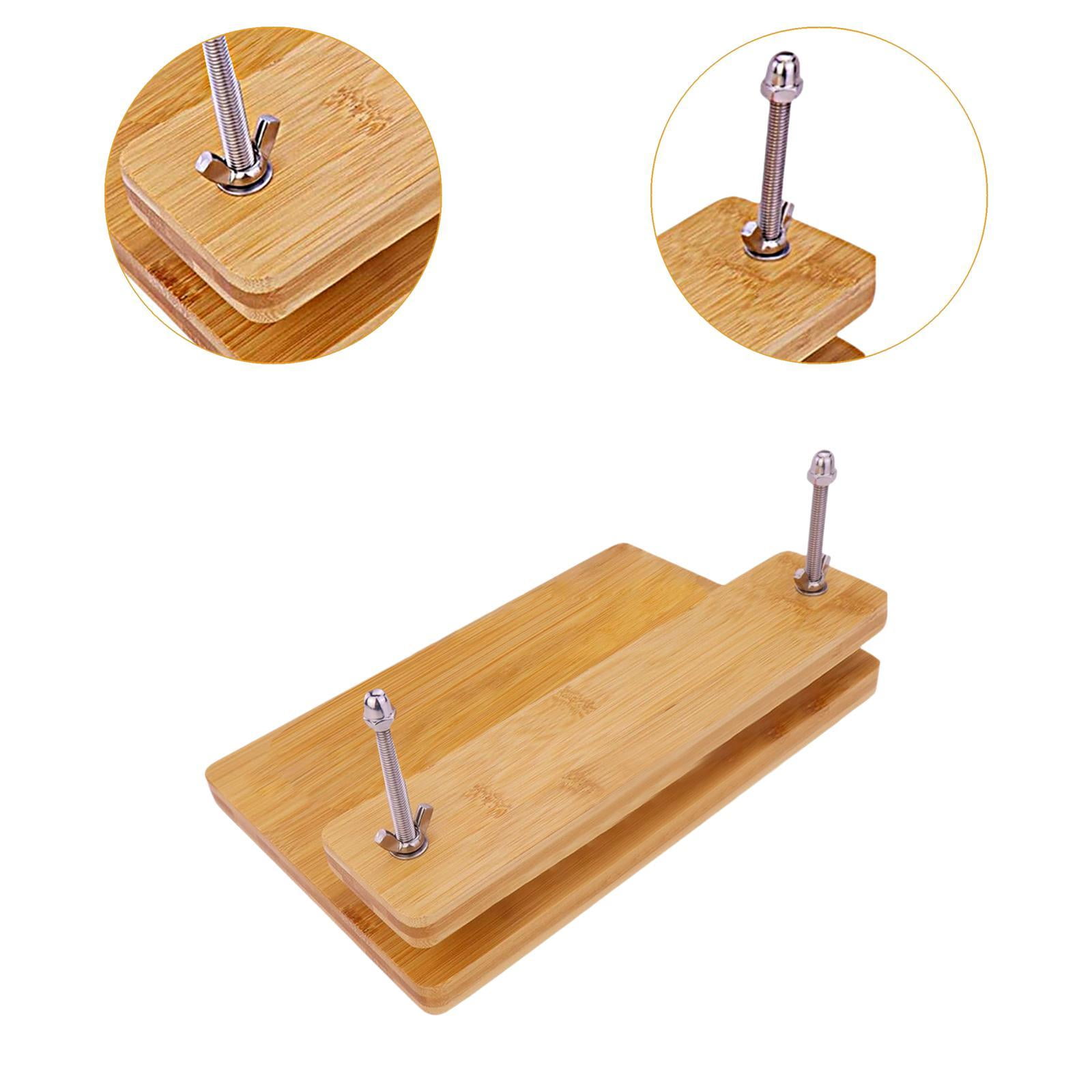 Milageto Wooden Book Press Binding Machine for Craft Enthusiasts Handmade Paper Press for