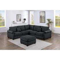 Poundex 4-Piece Sectional Set
