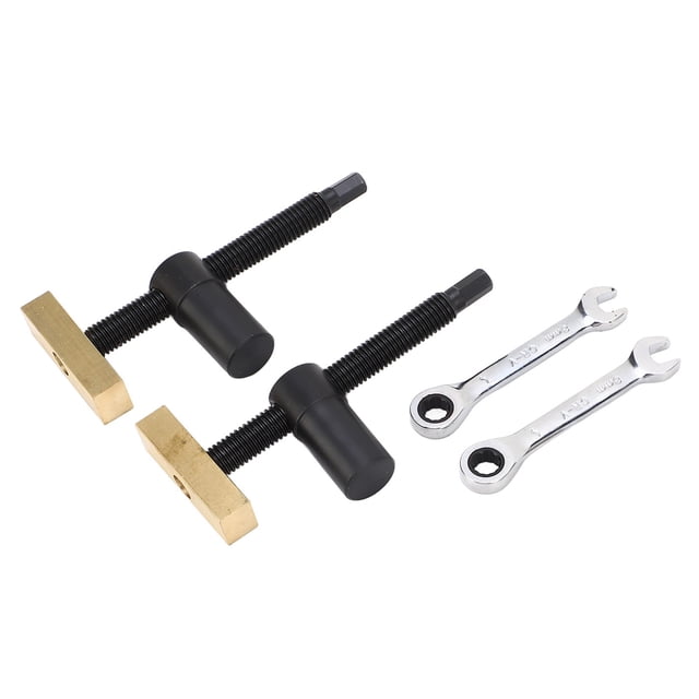 2 Pack Woodworking Desktop Clip Stainless Steel Brass Fast Fixed Clip Clamp