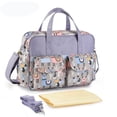 thumbnail image 1 of Organizador de bolsa de pañales, bolso de hombro de gran capacidad, bolso portátil para bebé, bolso cruzado, bolso de viaje, bolso de fin de semana durante la noche, 1 of 5
