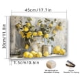 thumbnail image 4 of Framed, Printed Rustic Lemon Still Life Fresh Framed Canvas Wall Art, Perfect for Kitchen and Dining Room Decor, Ready to Hang, Ideal Room Decoration., 4 of 10