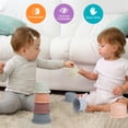 thumbnail image 4 of Baby Stacking Cup Bath Toy for Toddlers 1-3, 8 PCS Stackable Nesting Cups Water Pool Tub Toys for 6-12 Months Infant, Baby Bathing Building Toy Educational Montessori Gift for 2-4 Years Old Boy Girl, 4 of 9