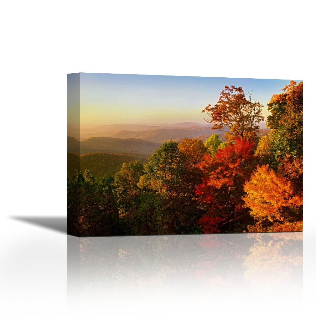 Blue Ridge Mountains from Bluff Mountain Overlook, North Carolina
