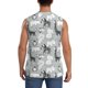 thumbnail image 4 of Balery African Animals Camisetas sin mangas para hombre, absorbe la humedad y protege contra el mal olor.-3X-Large, 4 of 7