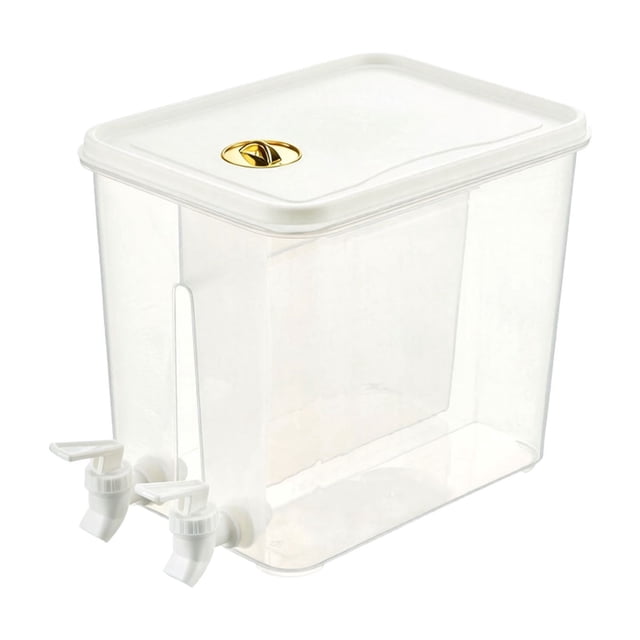 SIfdSeng Mes Articles Bouilloire d'Eau Froide Extra Grande à Deux Compartiments avec Robinet et Intégrée pour le Rangement des Boissons et la Distribution de Boissons pour Fête