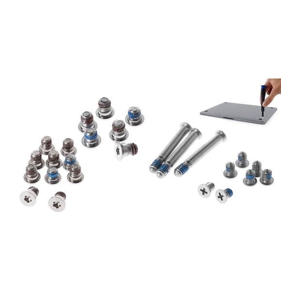 13Inch 15Inch 17Inch Back Cover Screw for A1278 A1286 A1297 Laptop Computer Repair Parts Silver Color with Silver Back Cover Screw