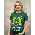thumbnail image 2 of The Grinch, Women's Maternity Graphic T-Shirt, A Little Who Is Due, Sizes XS-XXL, 2 of 7