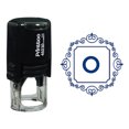 thumbnail image 1 of Printtoo Square Swirl Border Alphabet O Monogram Initial Self Inking Rubber Stamp Office Stationary, 1 of 3