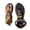 Black, variant on Bohemian Style Flat Sandals with Beaded Straps for Women Casual Summer Everyday Comfort Footwear