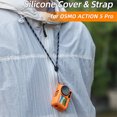 thumbnail image 4 of Fundas Protectoras Silicona Con Cordón Y Cuerda para Osmo Action 5 Pro, 4 of 9