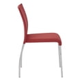 thumbnail image 3 of Chaise Empilable Conway en Tissu Rouge Cranapple Lot de 4, 3 of 7