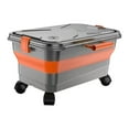 thumbnail image 2 of CarpNettore Collapsible Bucket with Rolling Wheels 22L for Pet Bathing Laundry Gardening, 2 of 9