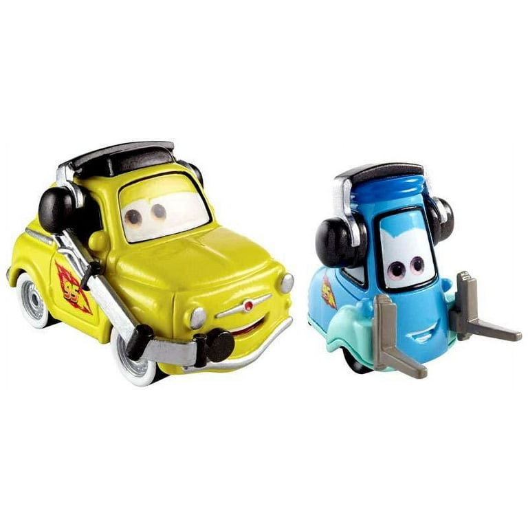 TEAM 95 LUIGI GUIDO ルイジ グイド カーズ ミニカー Luigi & Guido Diecast Car 2-Pack Race Team with Headsets 95