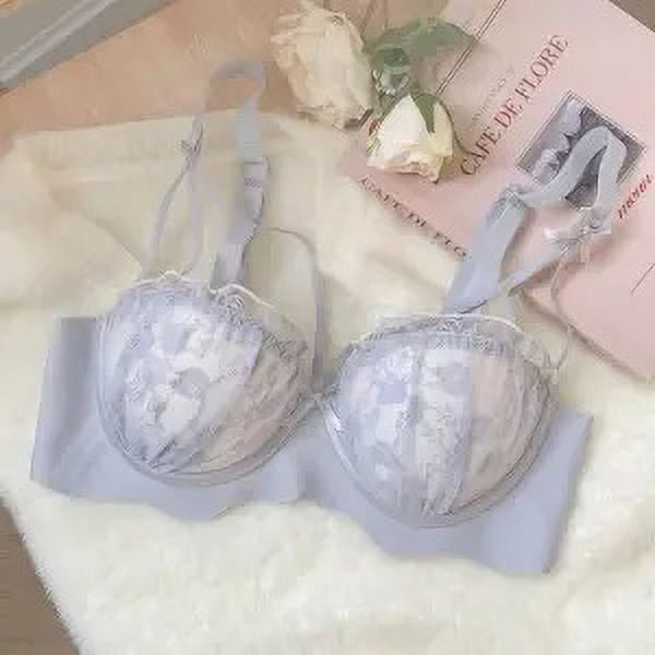 Sujetador Pure Desire para mujer, ropa interior sexy sin aros de acero y con escote pequeño fruncido, antiflacidez, para niñas