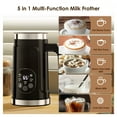 thumbnail image 5 of Milk Frother with Upgraded LED Display Touch Screen Hot/Cold Foam Maker Milk Warmer for Coffee Latte, 5 of 7