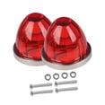 thumbnail image 3 of 2 luces LED de señalización lateral, luz de gálibo, práctica y de fácil instalación, accesorios de lámpara de advertencia para remolque de RV Rojo, 3 of 8