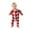 Baby, variant on Matching Family Pajamas Merry Christmas Elk Reindeer Plaid Printed Xmas Holiday PJs Romper Jumpsuit Loungewear Sleepwear for Baby Infant Boys Girls
