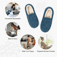 thumbnail image 6 of LongBay Women's Fuzzy Memory Foam Slippers Warm Cozy Shearling House Slippers for Ladies Supportive Slip on Indoor Home Shoes, 6 of 7