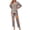 Bm-17 Fp Peacock Blue, variant on Anygrew Women's Pajamas Set Long Sleeve Shirts and Long Pants 2 Piece Pjs Sleepwear with Pockets
