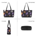 thumbnail image 6 of FORMRS Canvas Laptop Tote Bag for Women with 15.6" Computer Compartments Shoulder Handbag, Orange Halloween Ghosts, 6 of 7