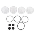 thumbnail image 2 of Trailer 4 Set 3-3/4 Inch Oil Bath Dust Caps 12011-1 Trailer Axle Oil Cap Kit for  Axles 9-16K 3.75in 8 Threads, 2 of 7