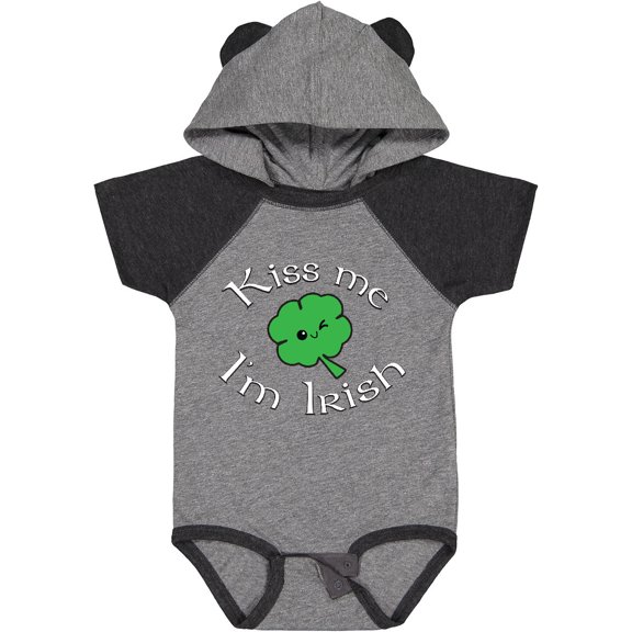 Inktastic Kiss Me I'm Irish Boys or Girls Baby Bodysuit