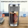 thumbnail image 6 of 20OZ Custom Logo Thermal Mug Beer Cups Stainless Steel Vacuum Insulated Tumbler Thermos With Lid Coffee Mug Water Bottle for Car, 6 of 29