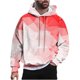 thumbnail image 2 of Sudadera con capucha para hombre, estilo casual, con cuello redondo, estampado, manga larga, blusa de poliéster, 2 of 5