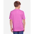 thumbnail image 3 of CORE365 CE111Y Youth Fusion ChromaSoft™ Performance T-Shirt-Charity Pink-XS, 3 of 5