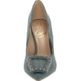 thumbnail image 2 of Sam Edelman Harriett Washed New Blue Pointed Toe Slip On Stiletto Heeled Pumps (Washed New Blue, 6), 2 of 6
