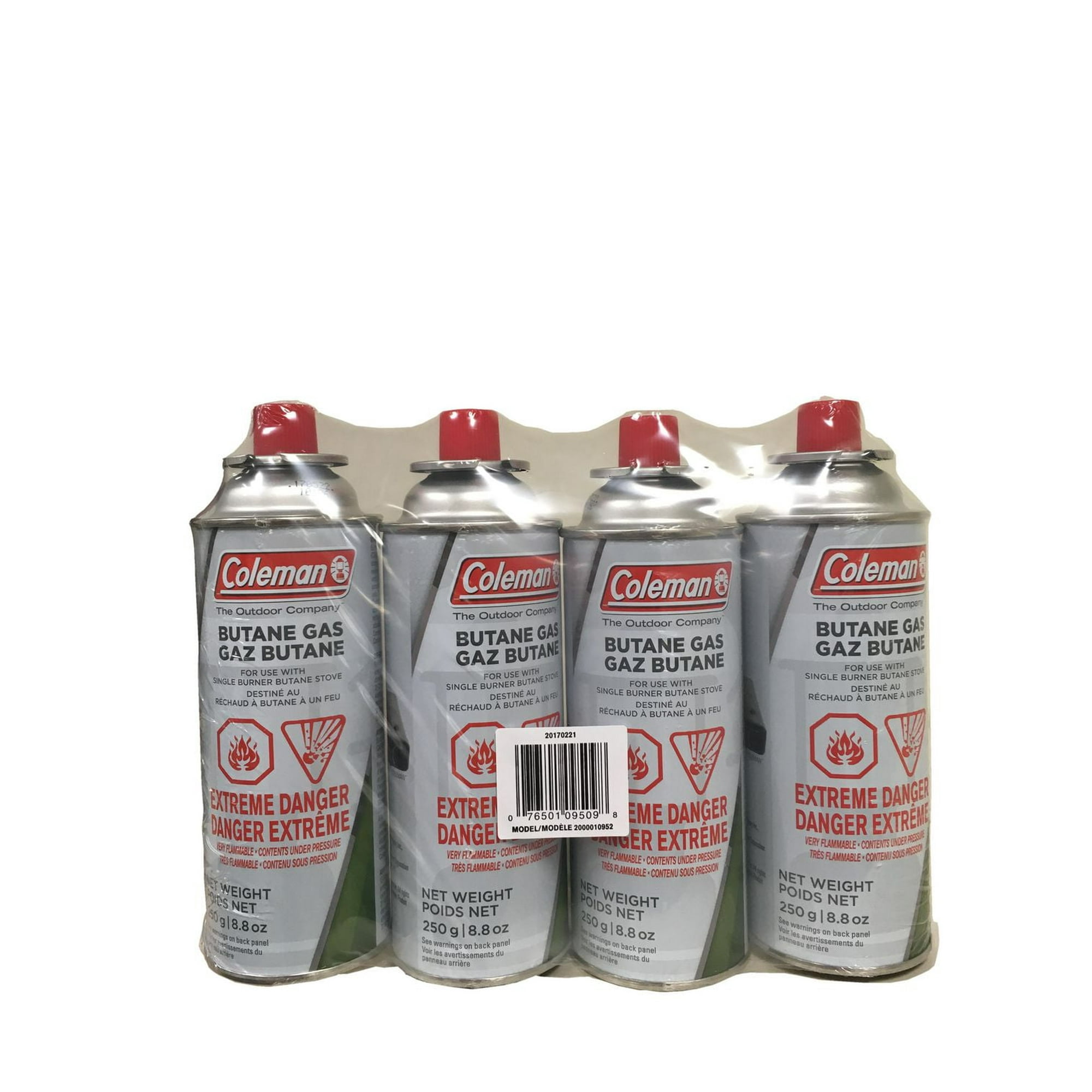 Coleman Butane Canisters for Portable Appliances & Stoves, 8.8 oz